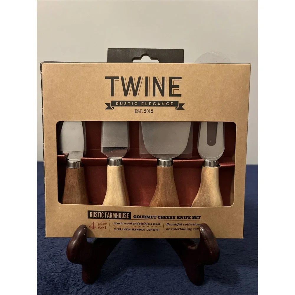 Twine Rustic Elegance Rustic Farmhouse‎ Gourmet Cheese Knife Set
